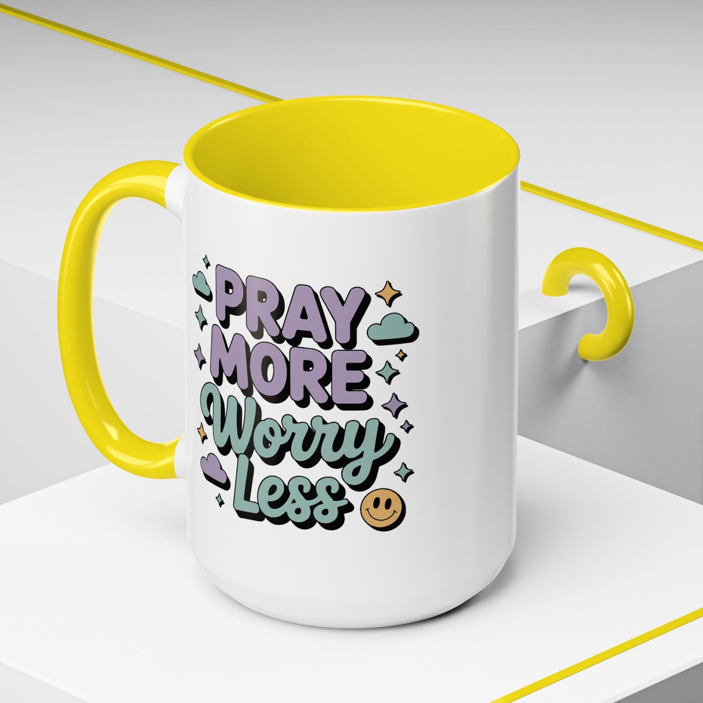 Motivation Mug - Pray More Worry Less