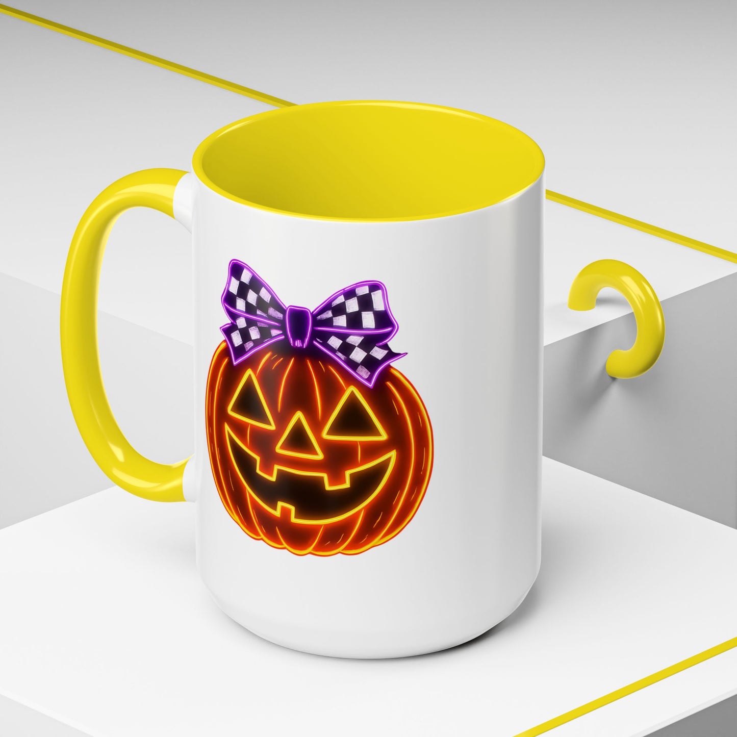 Halloween Mug - Purple Bow's Pumpkin
