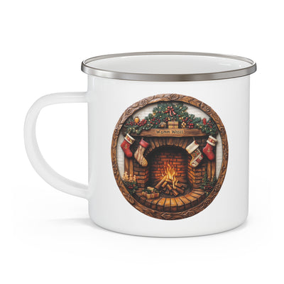 Christmas Mug - Christmas Fireplace Plaque