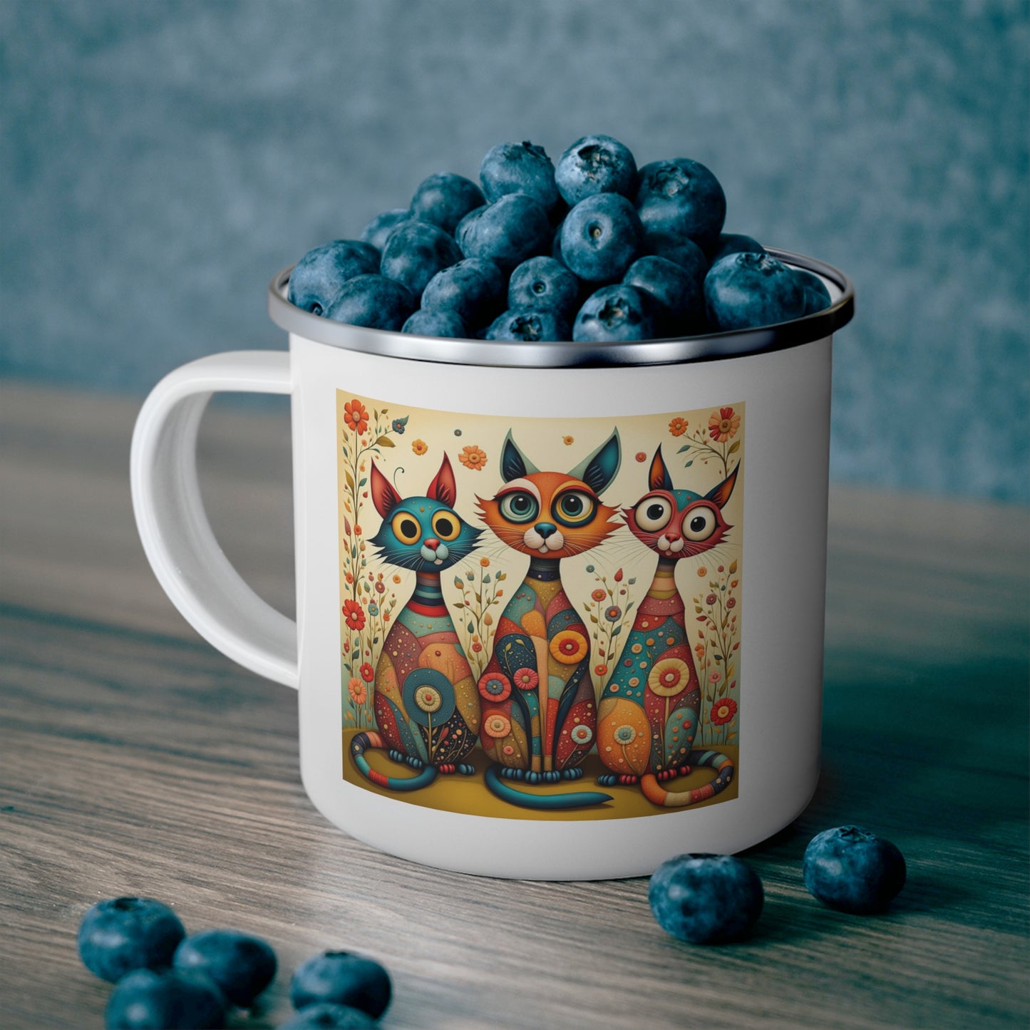 Animal Mug - Whimsical Cats 1