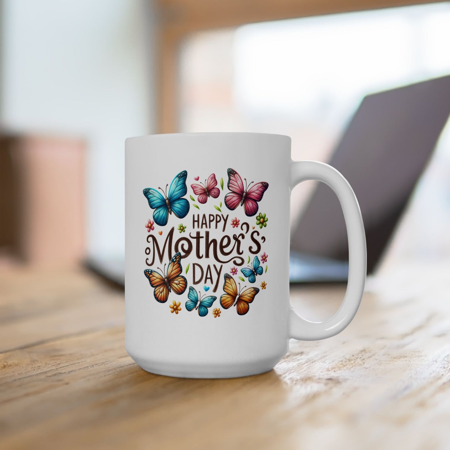 Mother's Day Mug - Happy Mother's Day Butterflies