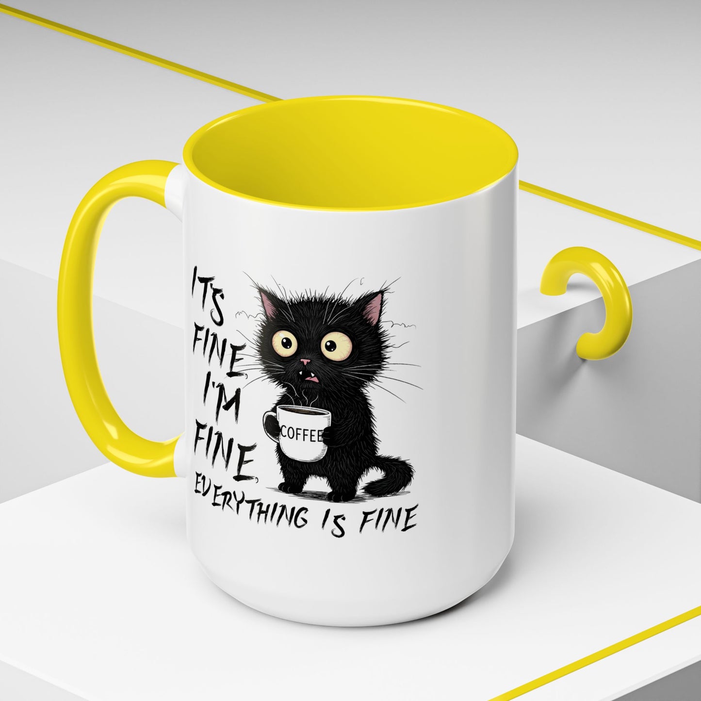Animal Mug - It's Fine I'm Fine Everything is Fine