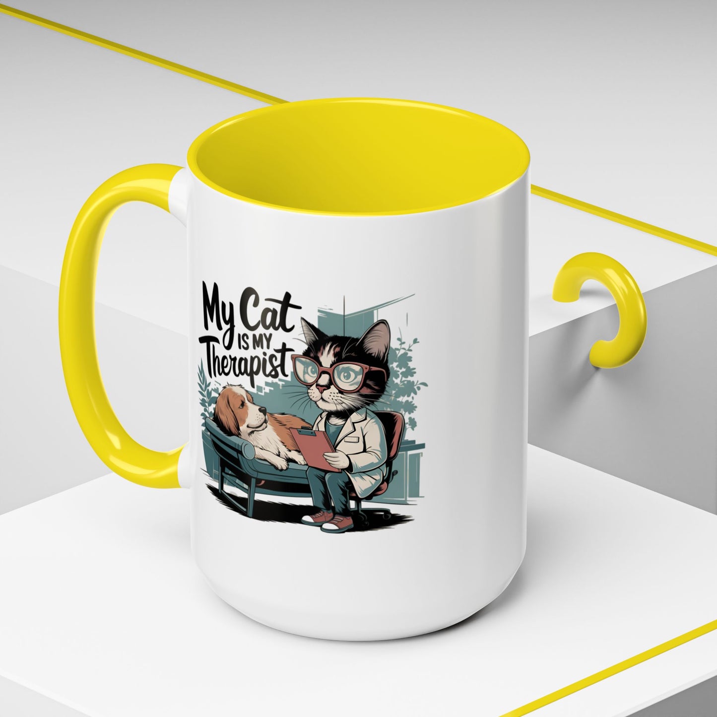 Animal Mug - My Cat Is My Therapist