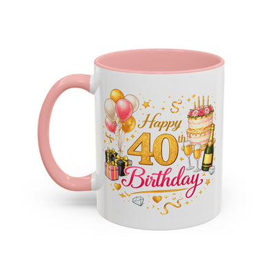 Birthday Mug - Happy 40th