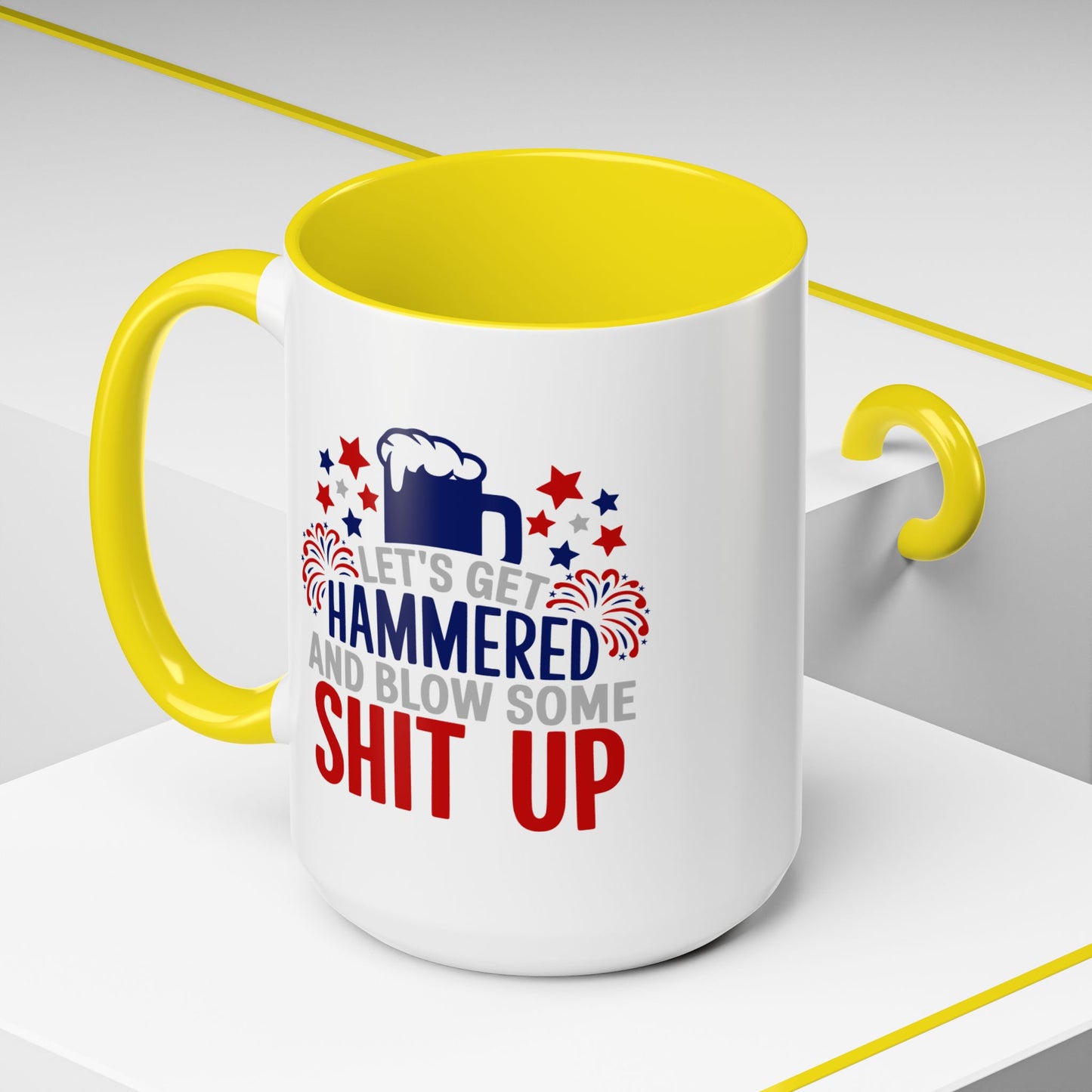4th of July Mug - Let's Get Hammered