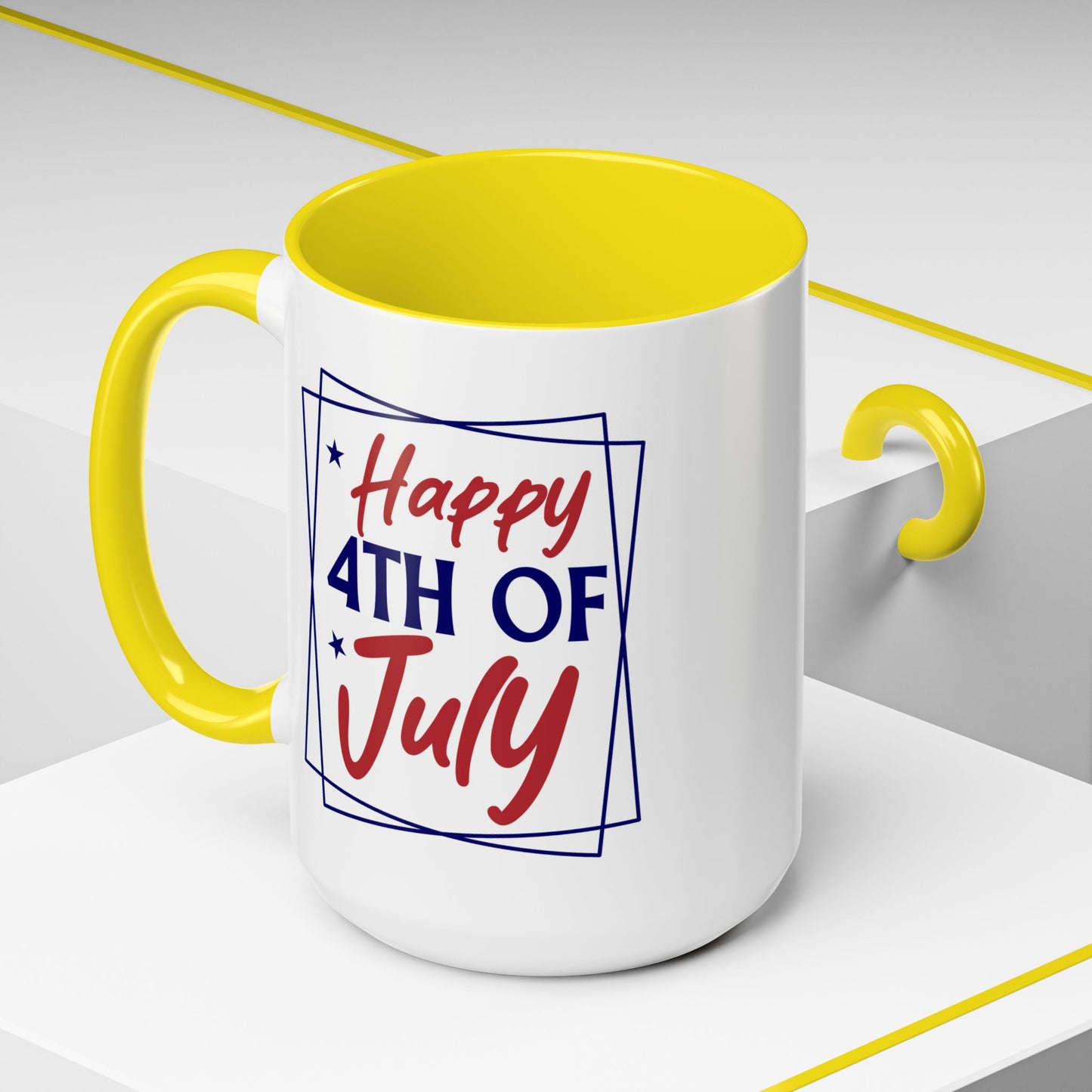 4th of July Mug - Happy Fourth of July Frames
