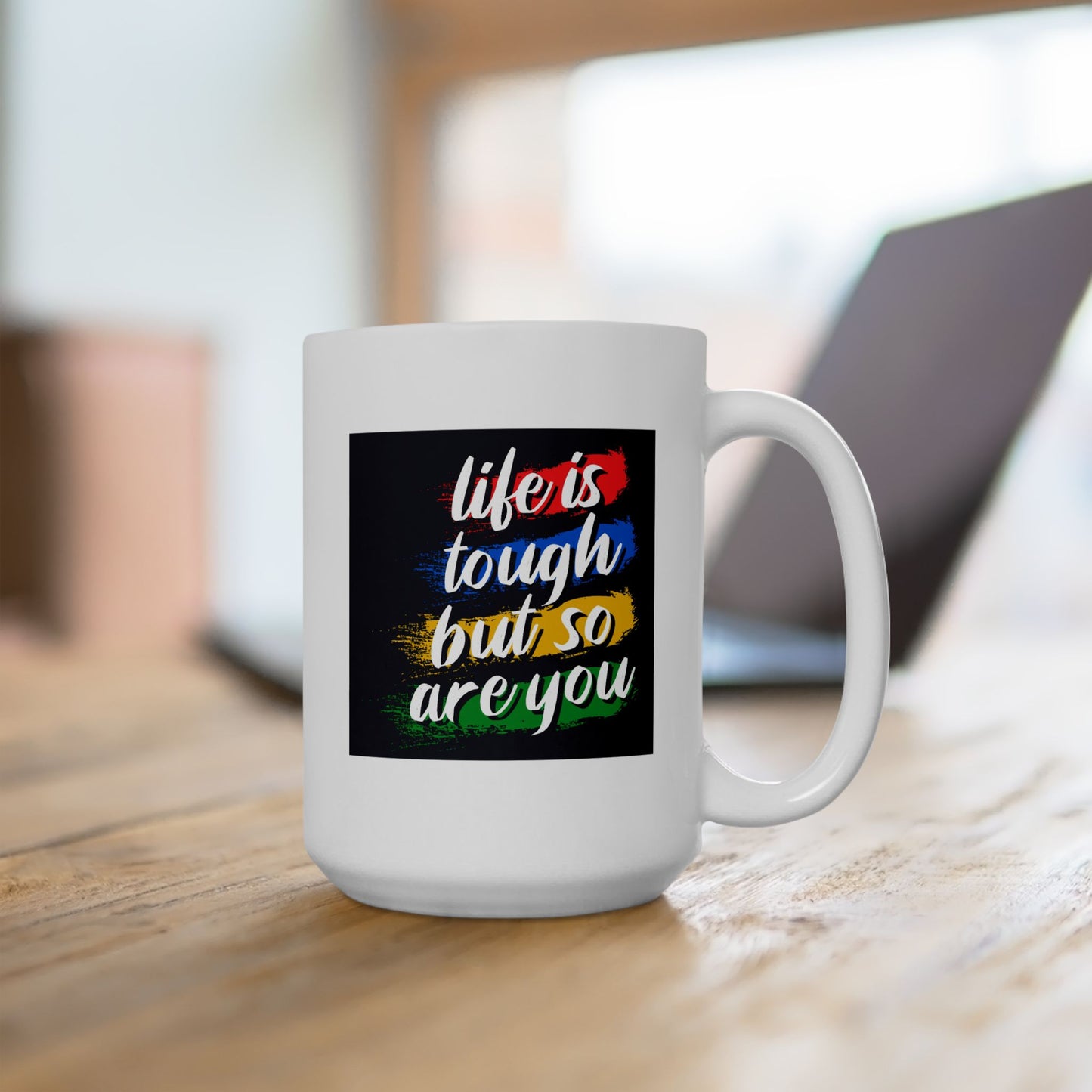 Wellness Mug - Life Is Tough Sketch