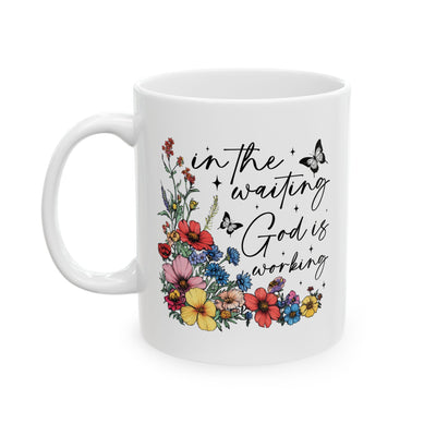 Religious Mug - In The Waiting