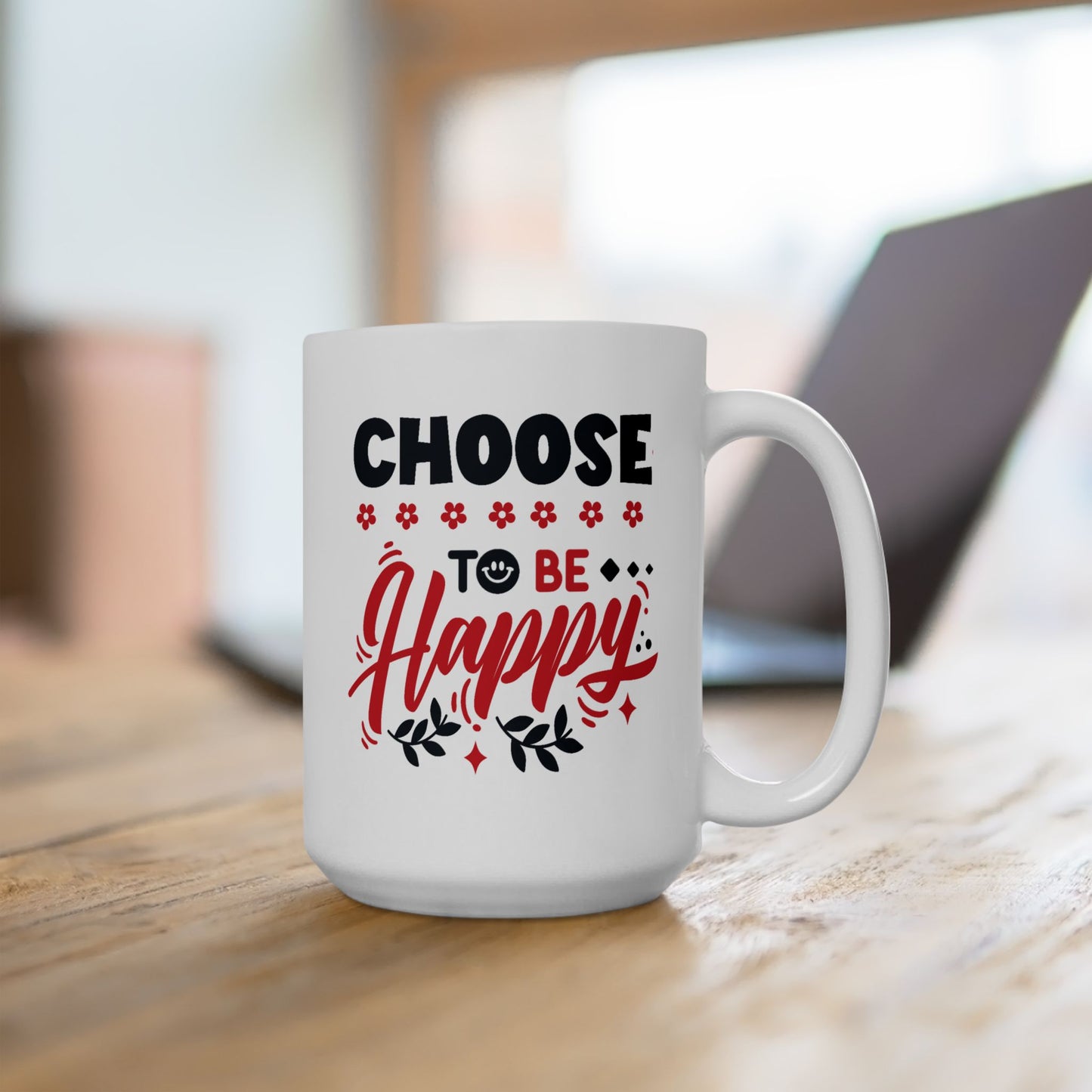 Wellness Mug - Choose To Be Happy Smiley