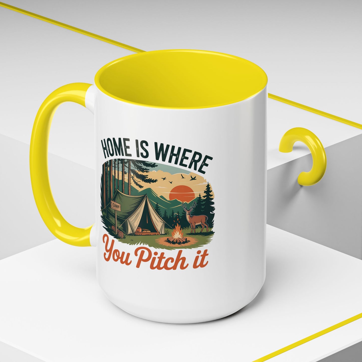 Adventure Mug - Home Is Where You Pitch It