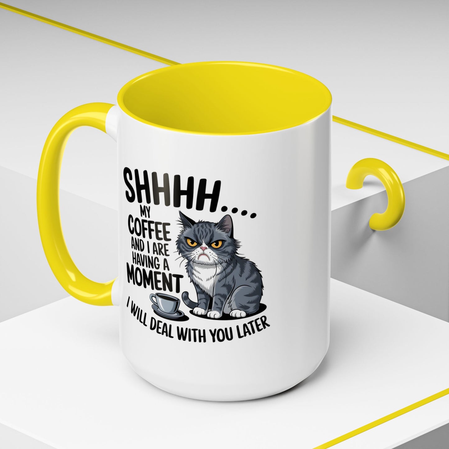 Animal Mug - Shhhh My Coffee and I