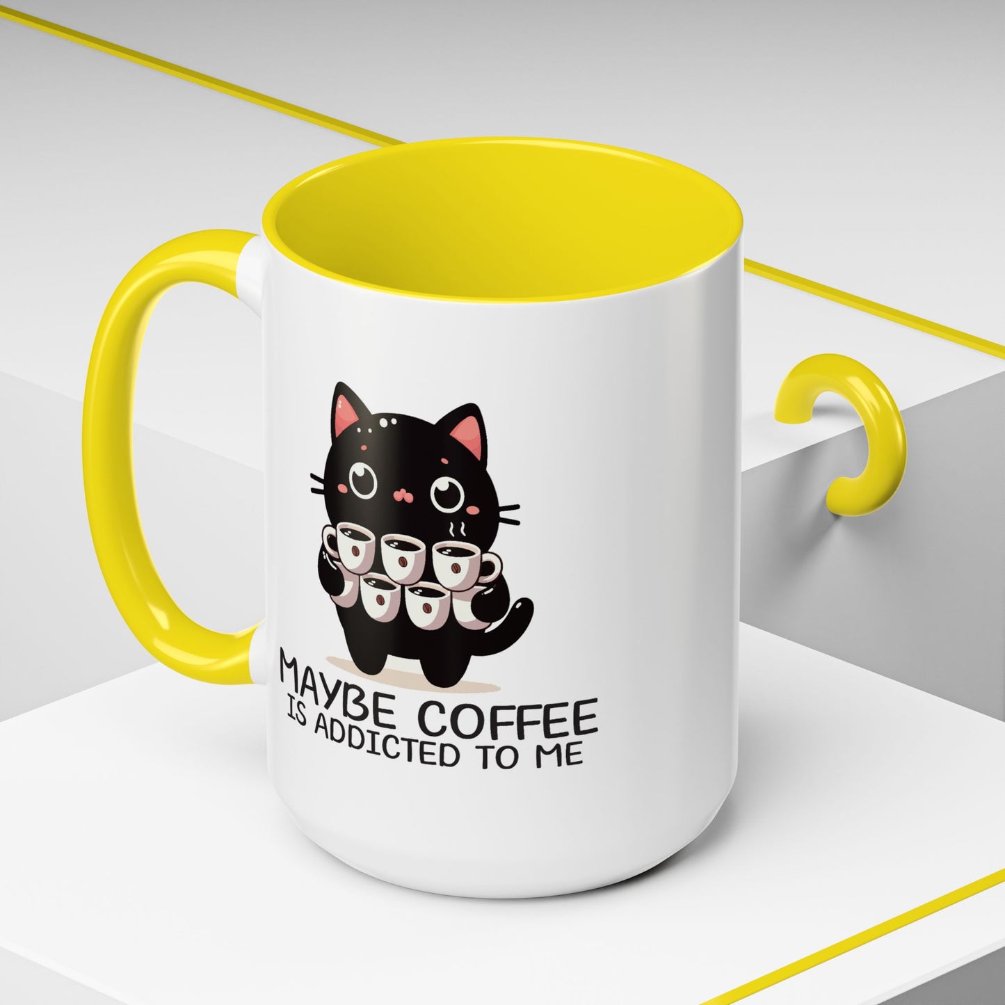 Animal Mug - Maybe Coffee is Addicted To Me