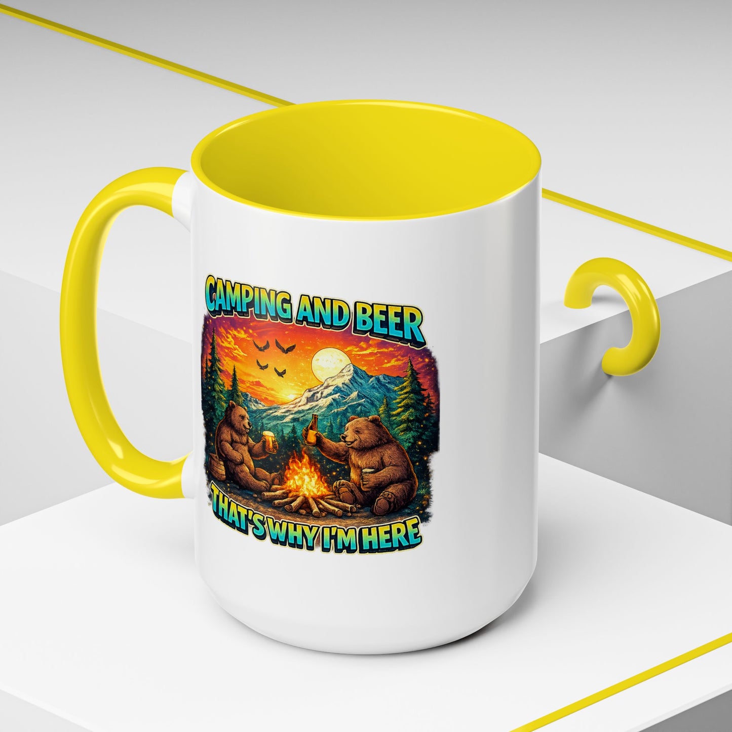 Humor Mug - Camping and Beer
