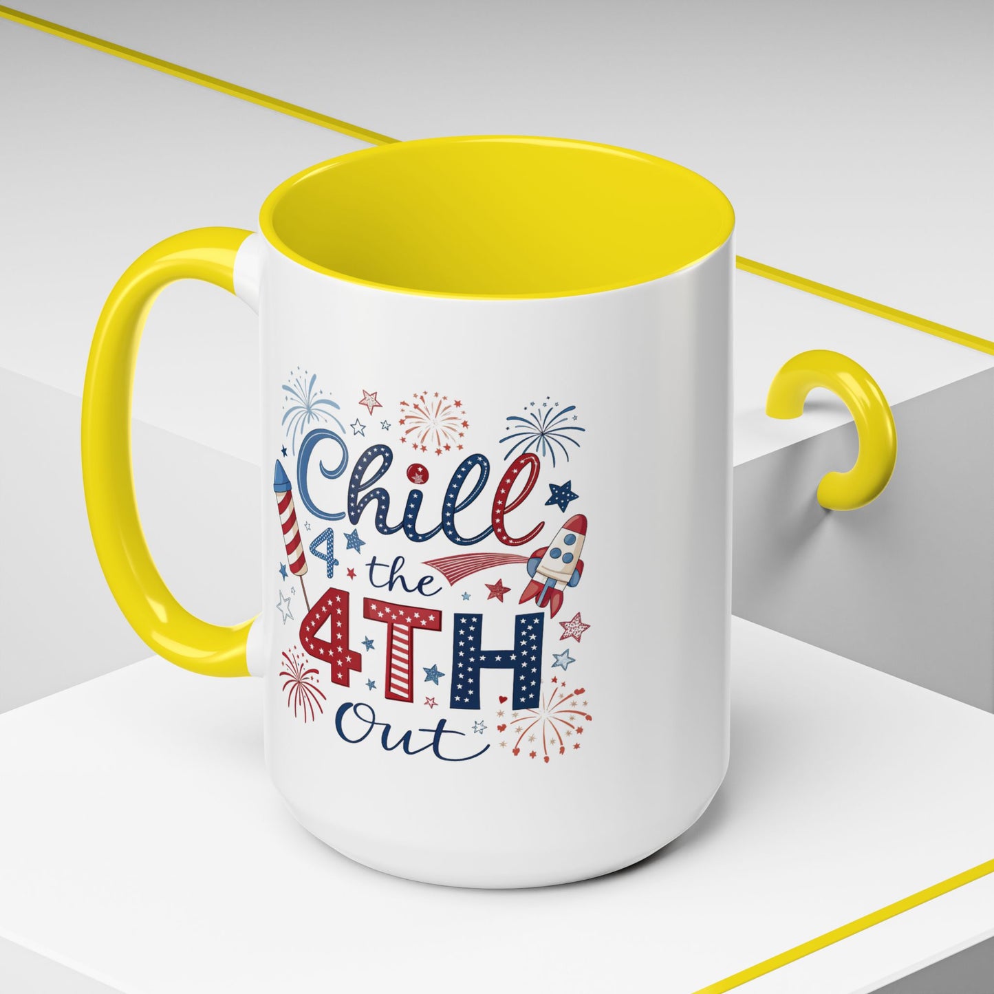 4th of July Mug - Chill the 4th Out Celebrations