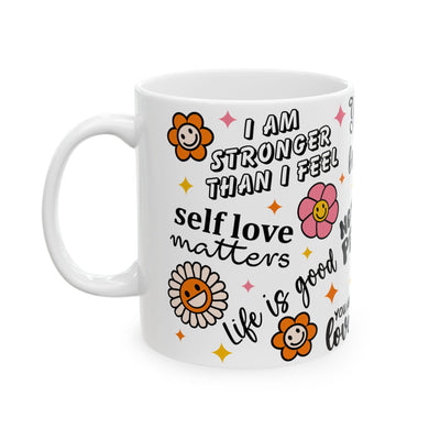 Motivation Mug - I Am Stronger Than I Feel