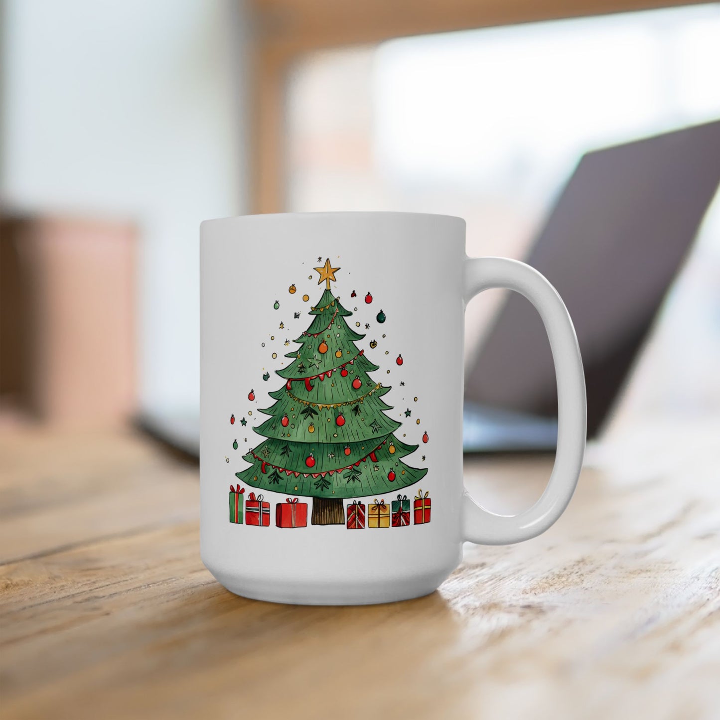 Christmas Mug - Christmas Tree with Presents