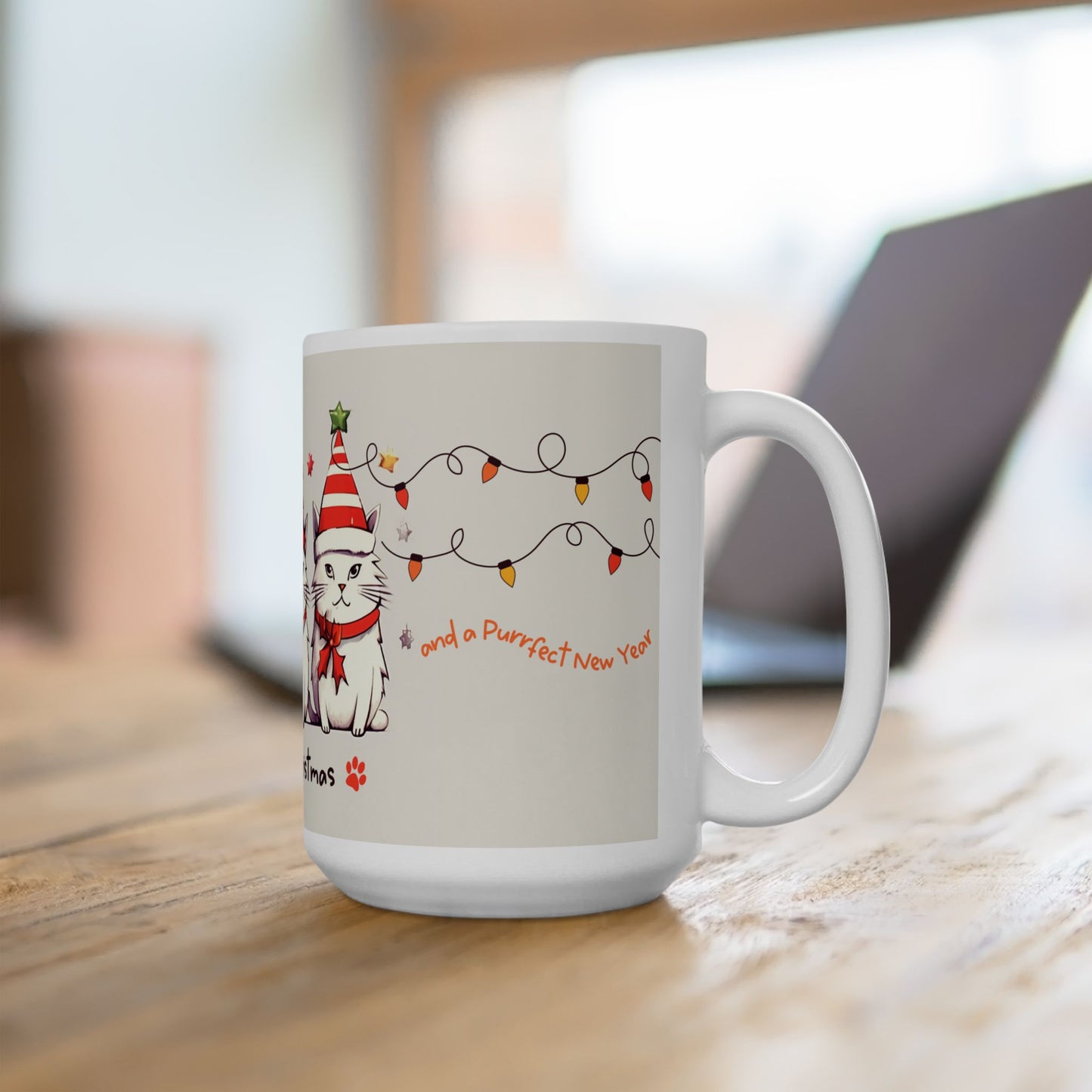Christmas Mug - Meowy Christmas
