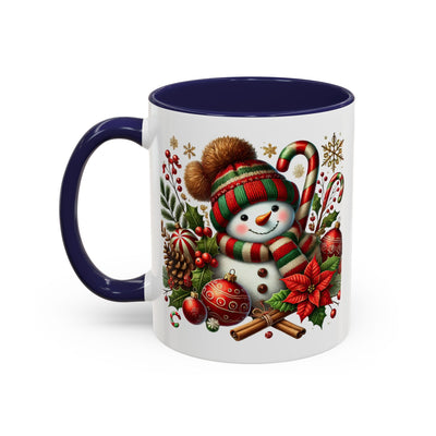 Christmas Mug - Red and Green Snowman 2