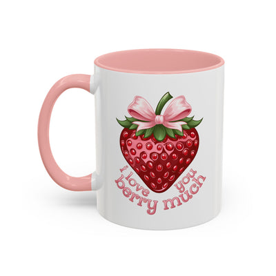 Valentine's Day Mug - I Love You Strawberry
