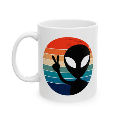 Alien Mug - Peace Alien