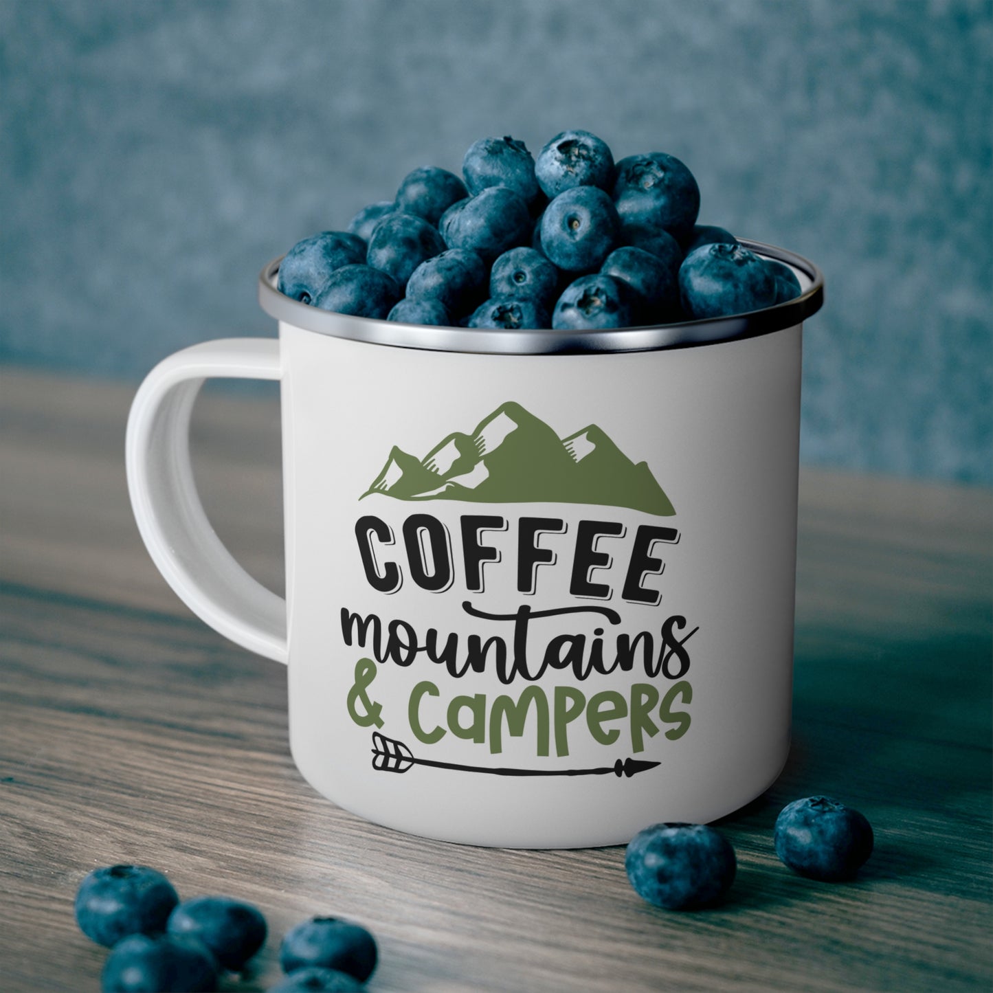 Adventure Mug - Coffee Mountains & Campers