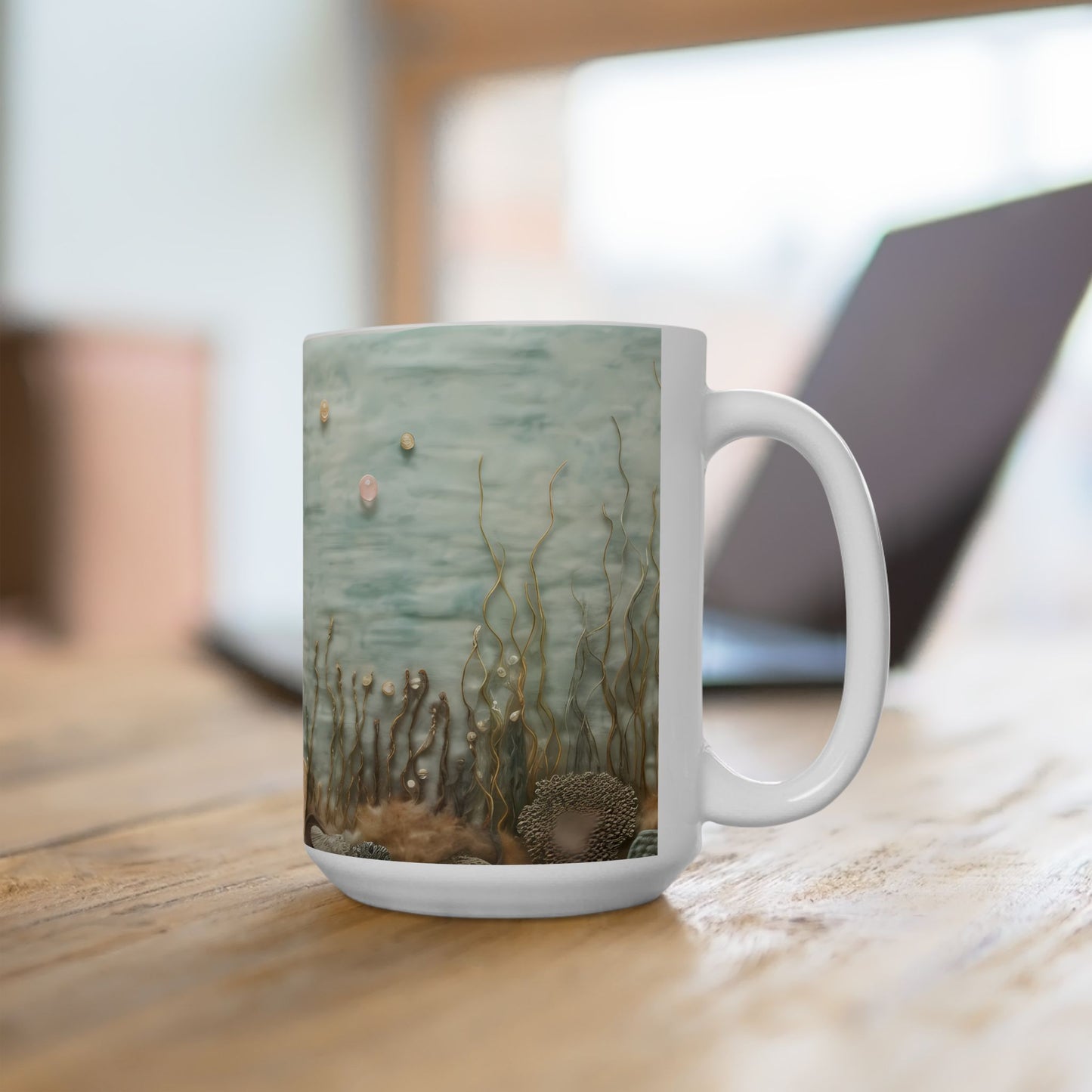 Artistic Mug - Felted Mermaid 2