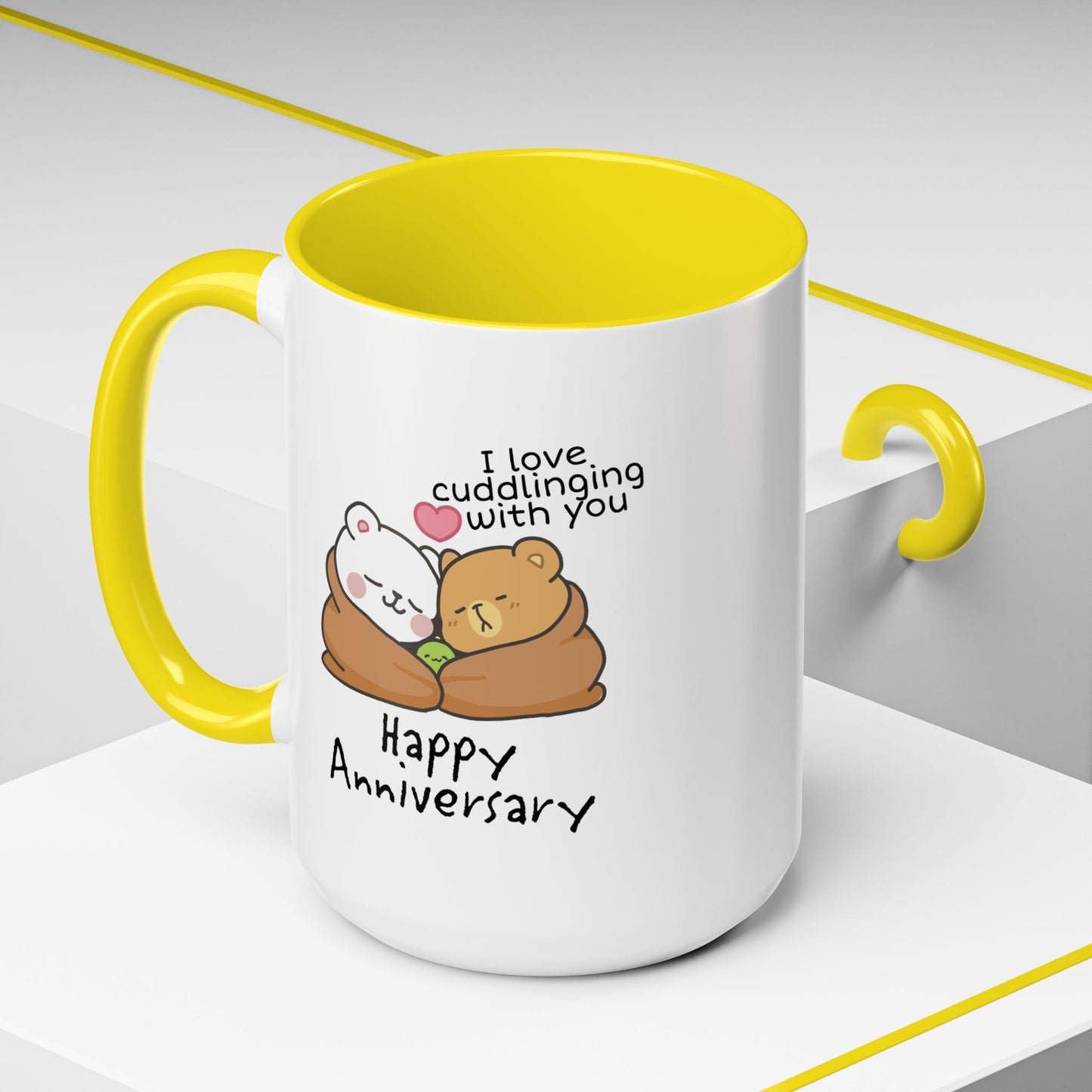 Anniversary Mug - I Love Cuddling With You