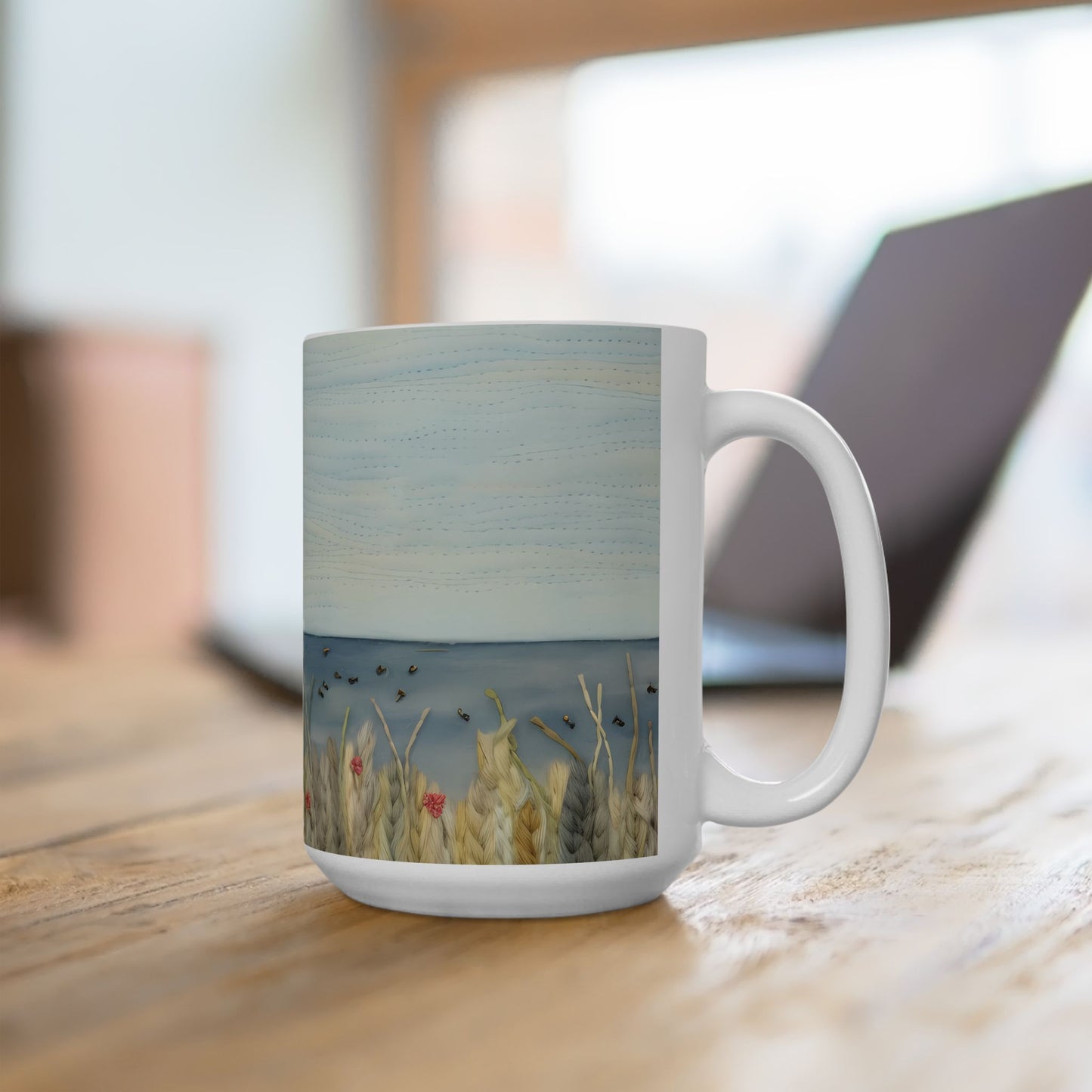 Artistic Mug - Felted Lighthouse 2
