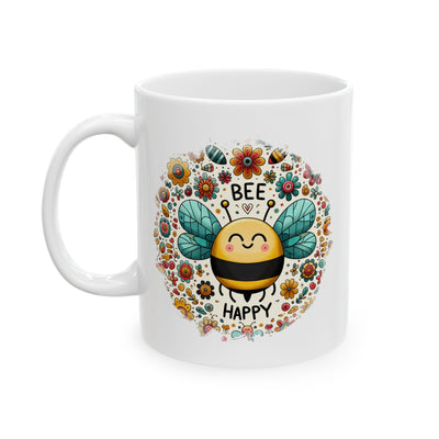 Motivation Mug - Bee Happy 2