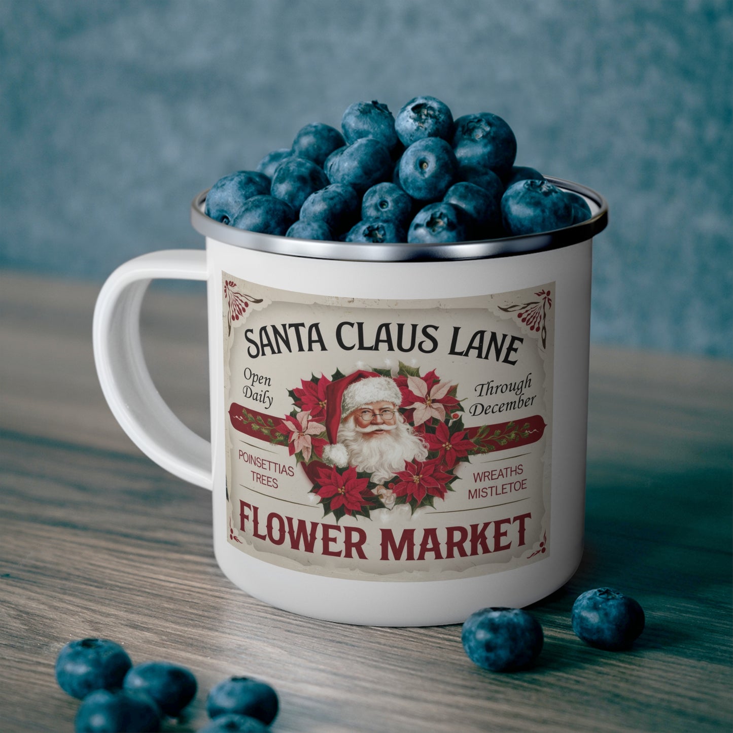 Christmas Mug - Santa Claus Lane Flower Market