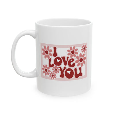 Anniversary Mug - I Love You Card