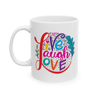 Wellness Mug - Live Laugh Love Circle