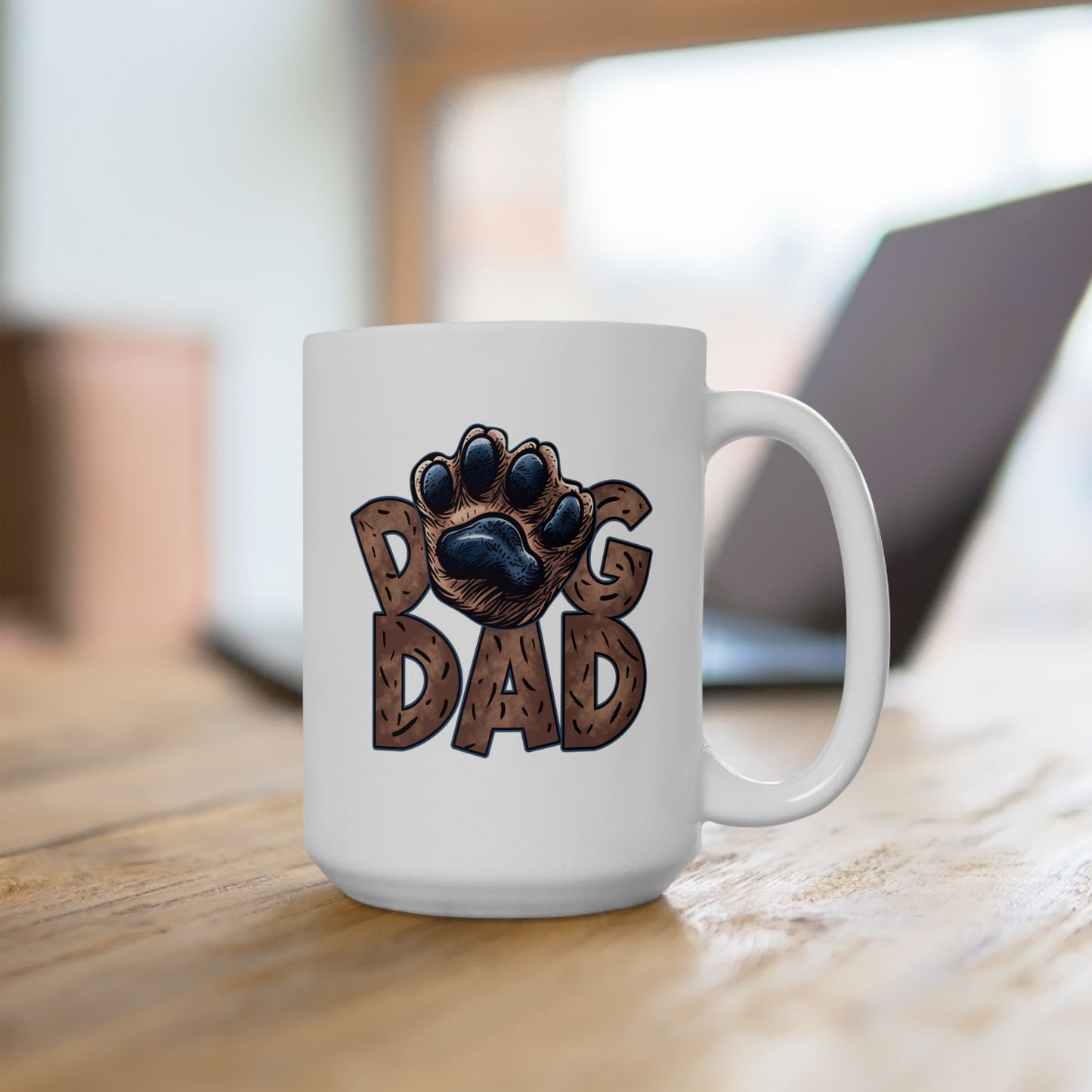 Animal Mug - Dog Dad Paw