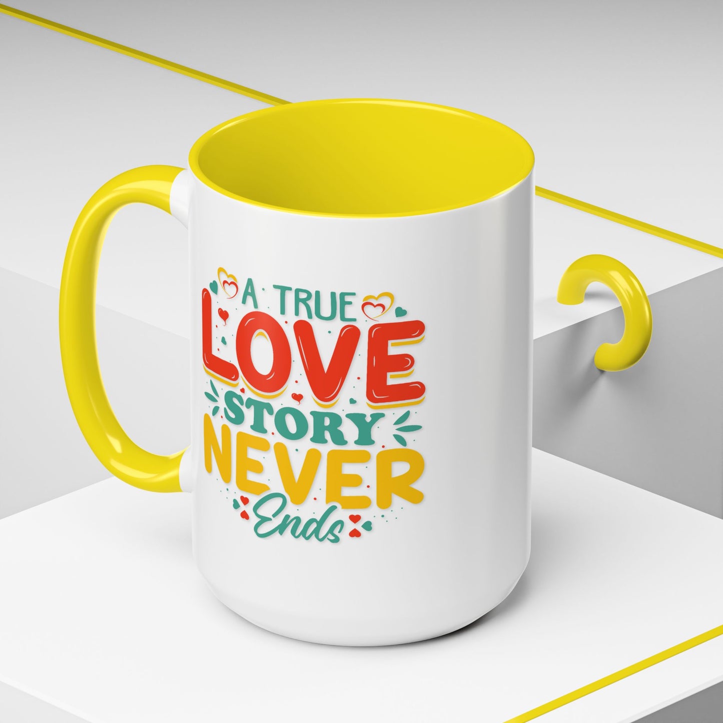 Anniversary Mug - A true Love Story Never Ends