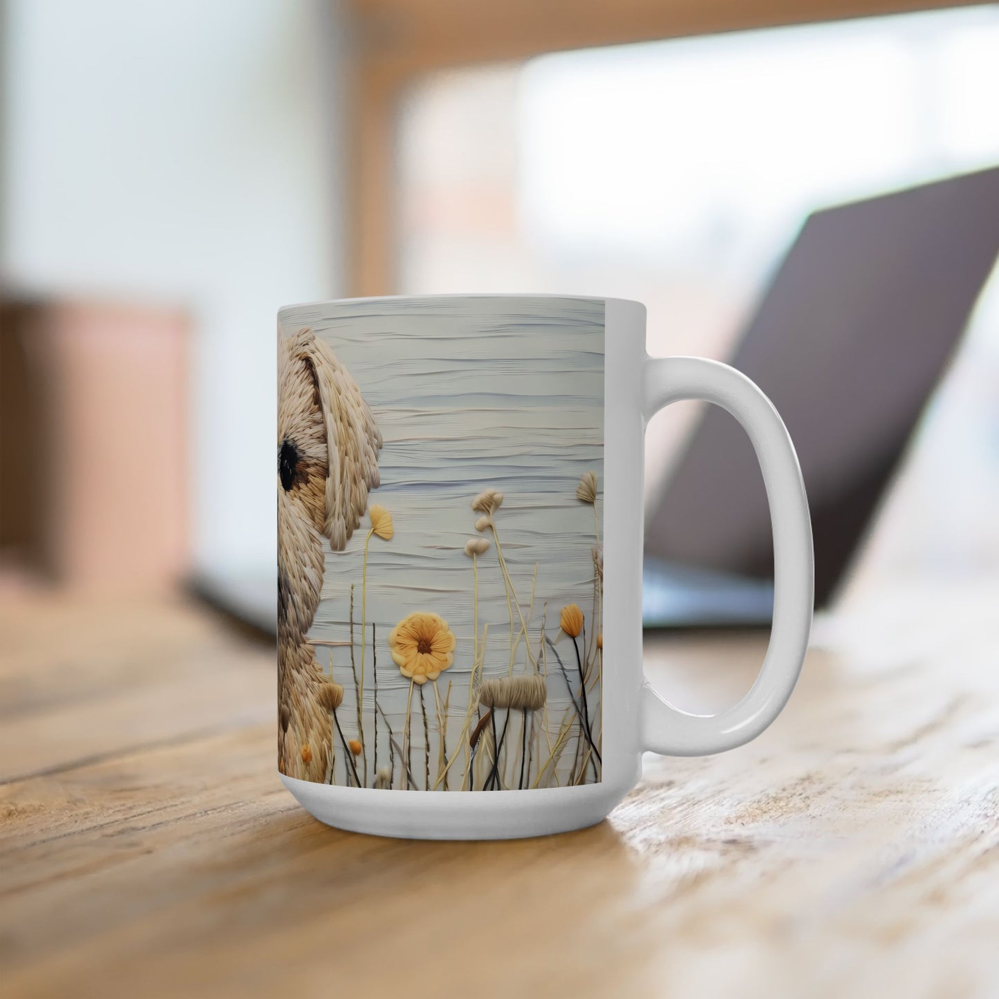 Artistic Mug - Felted Dog