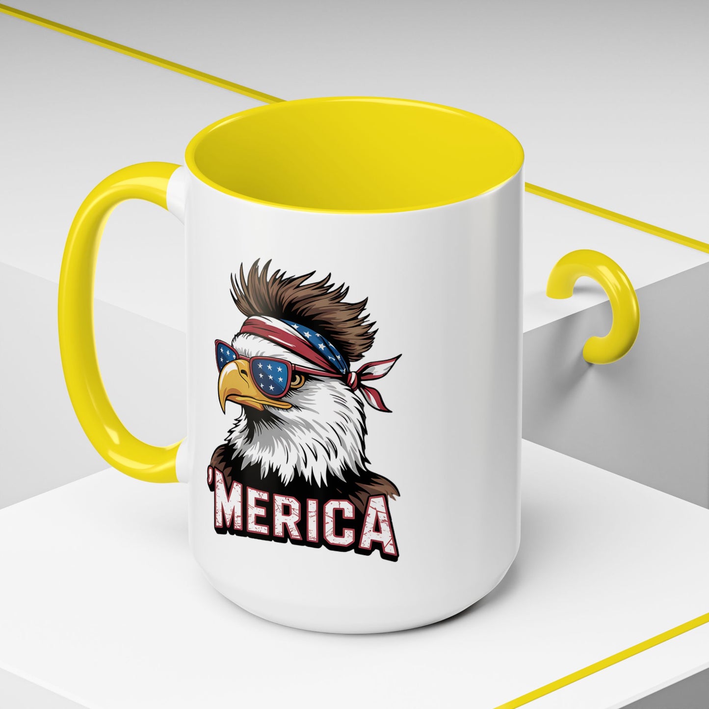 4th of July Mug - America Patriotic Eagle