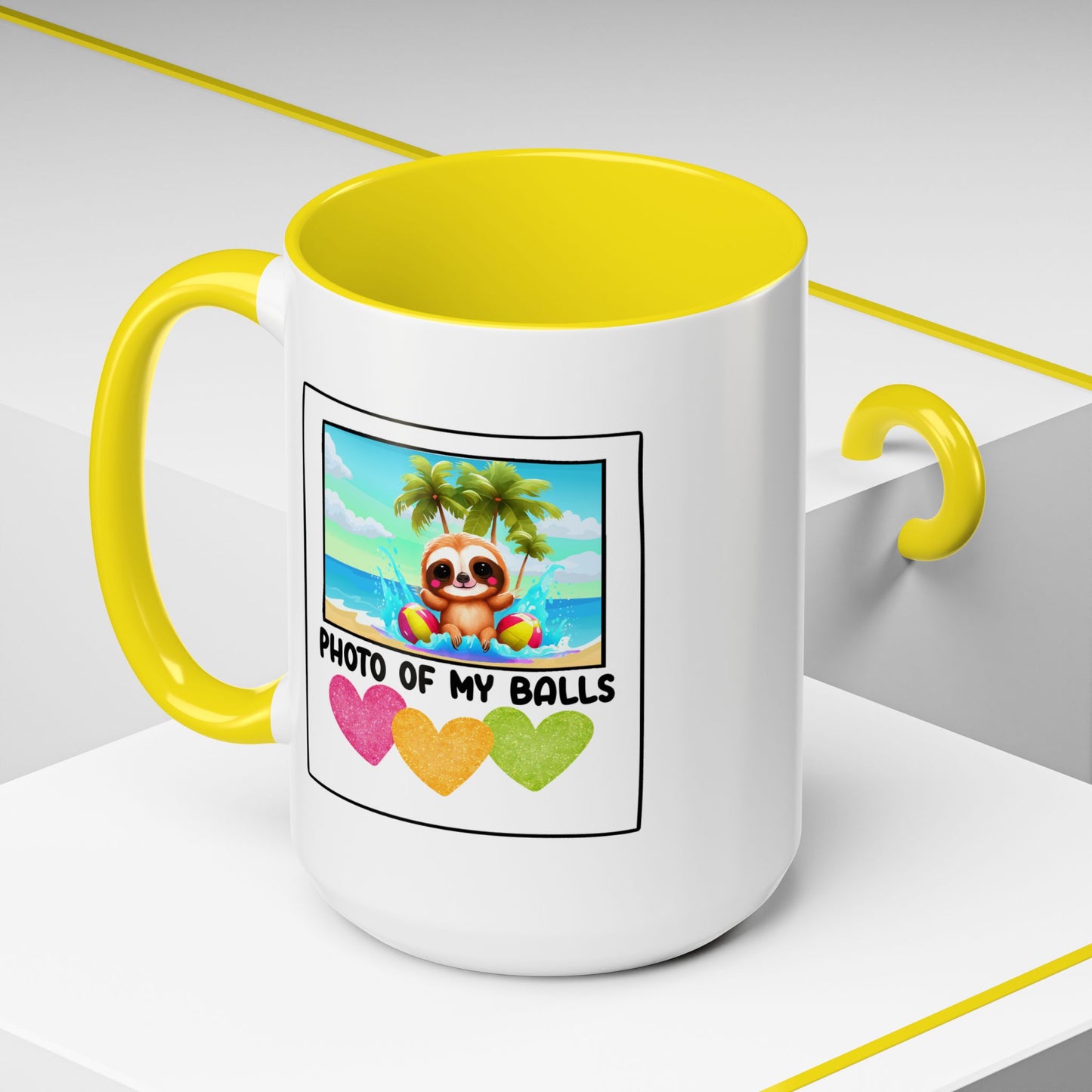 Adult Mug - Photo of My Balls