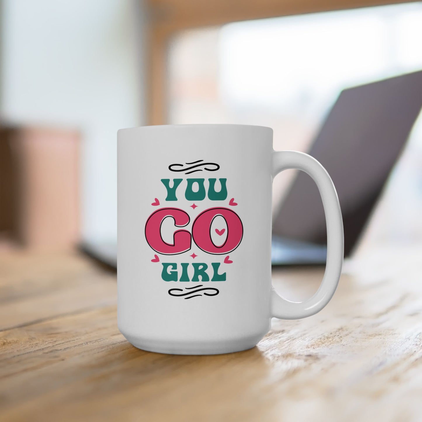 Motivation Mug - You Go Girl Retro