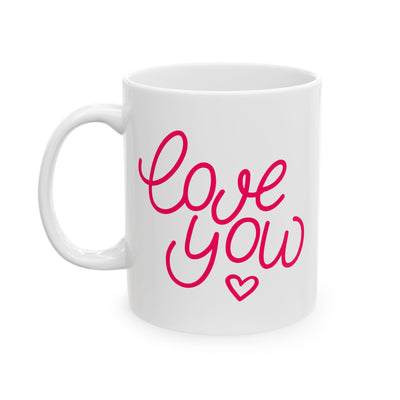 Anniversary Mug - Love You Hand Lettering