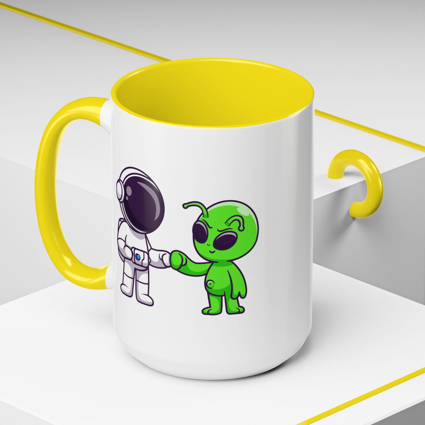 Alien Mug - Astronaut Alien Fist Pump