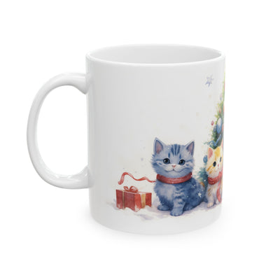 Christmas Mug - Cats Tree Presents
