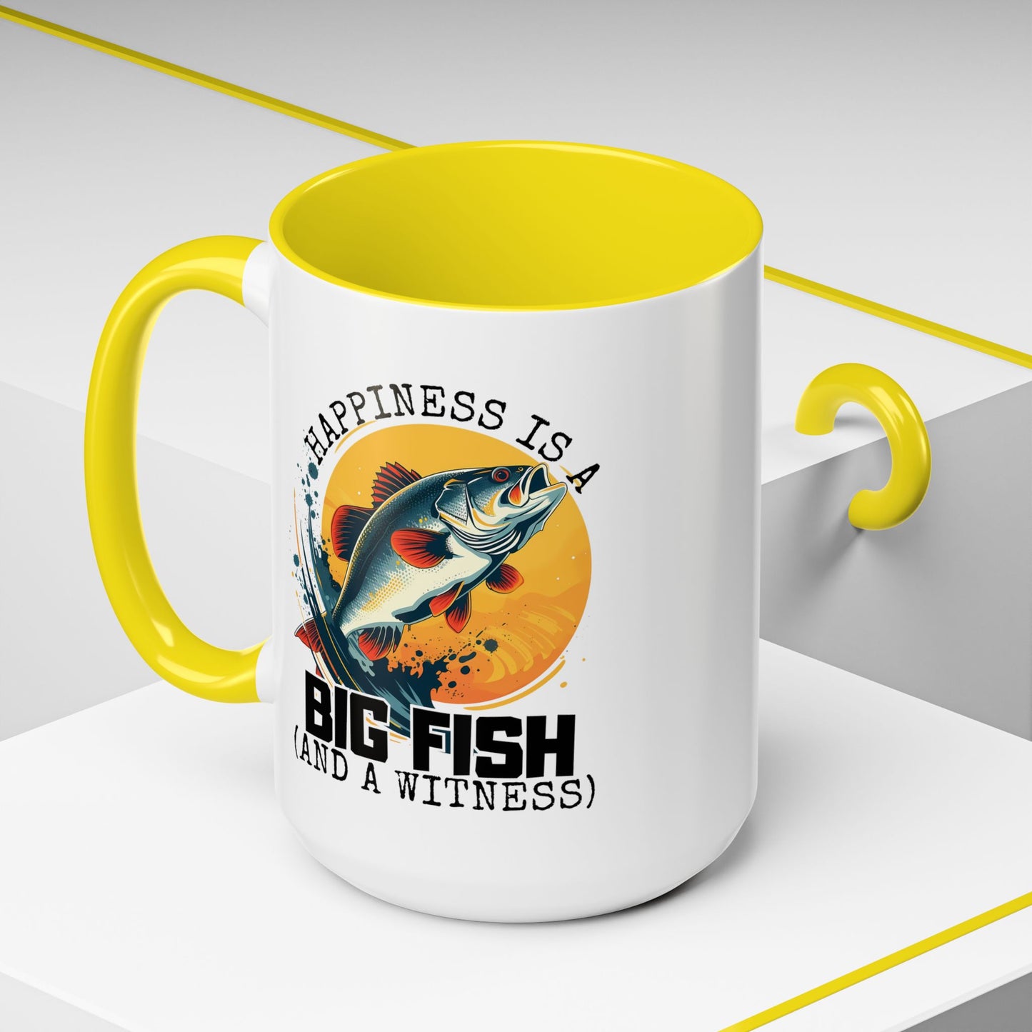 Adventure Mug - Happiness Is A Big Fish