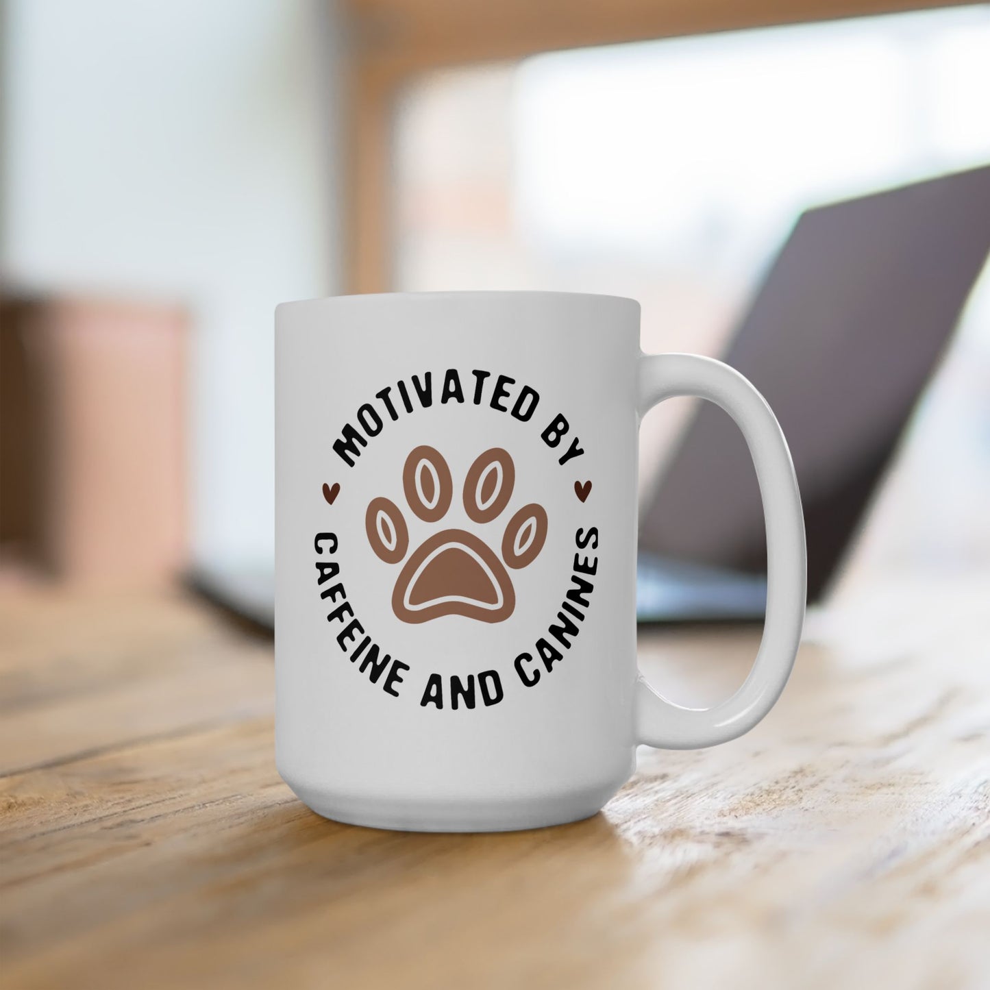 Animal Mug - Motivated By Caffeine and Canines