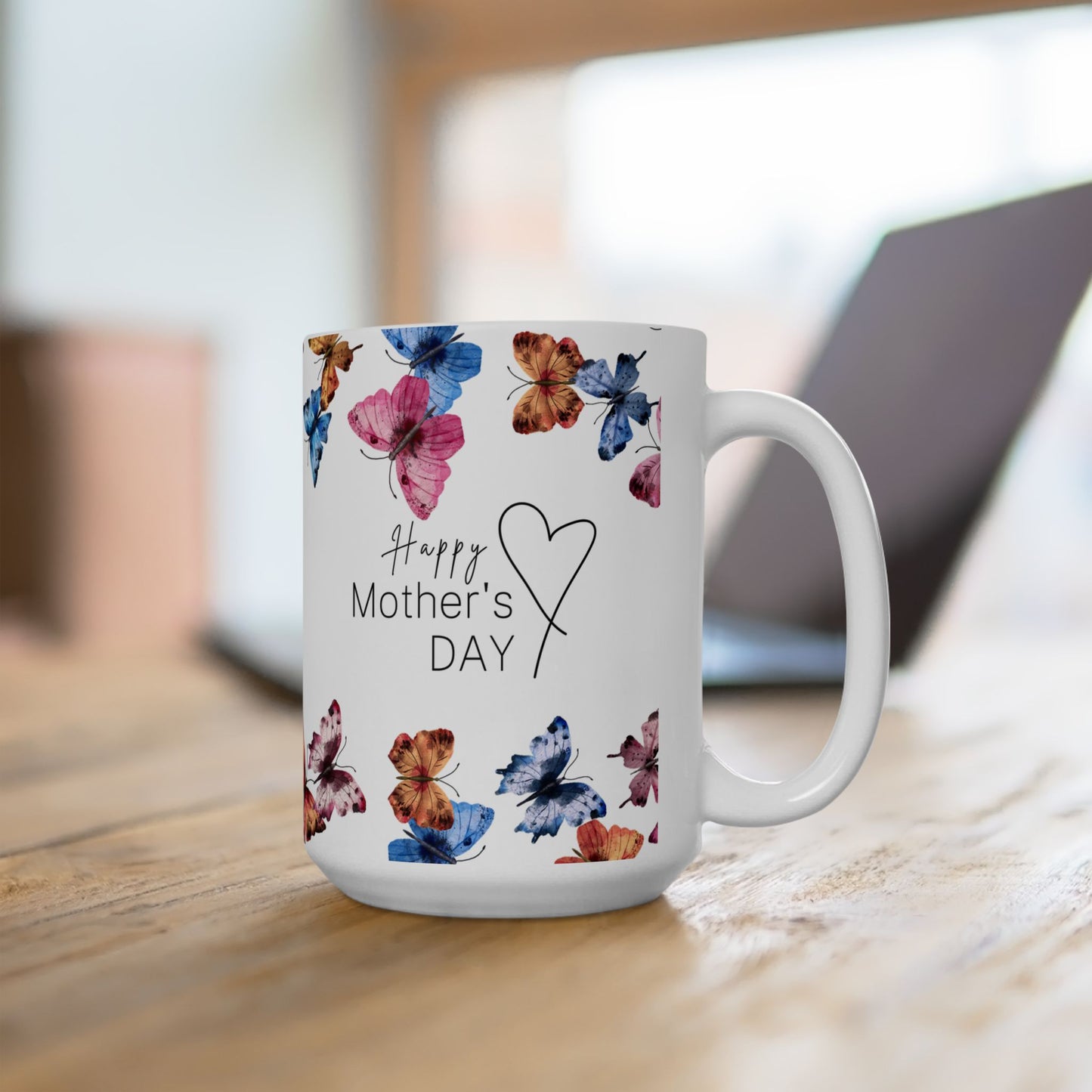 Mother's Day Mug - Happy Mother's Day Butterflies
