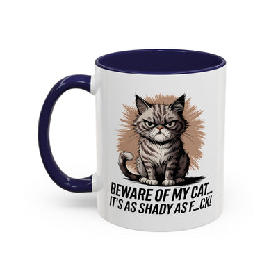 Humor Mug - Beware of My Cat