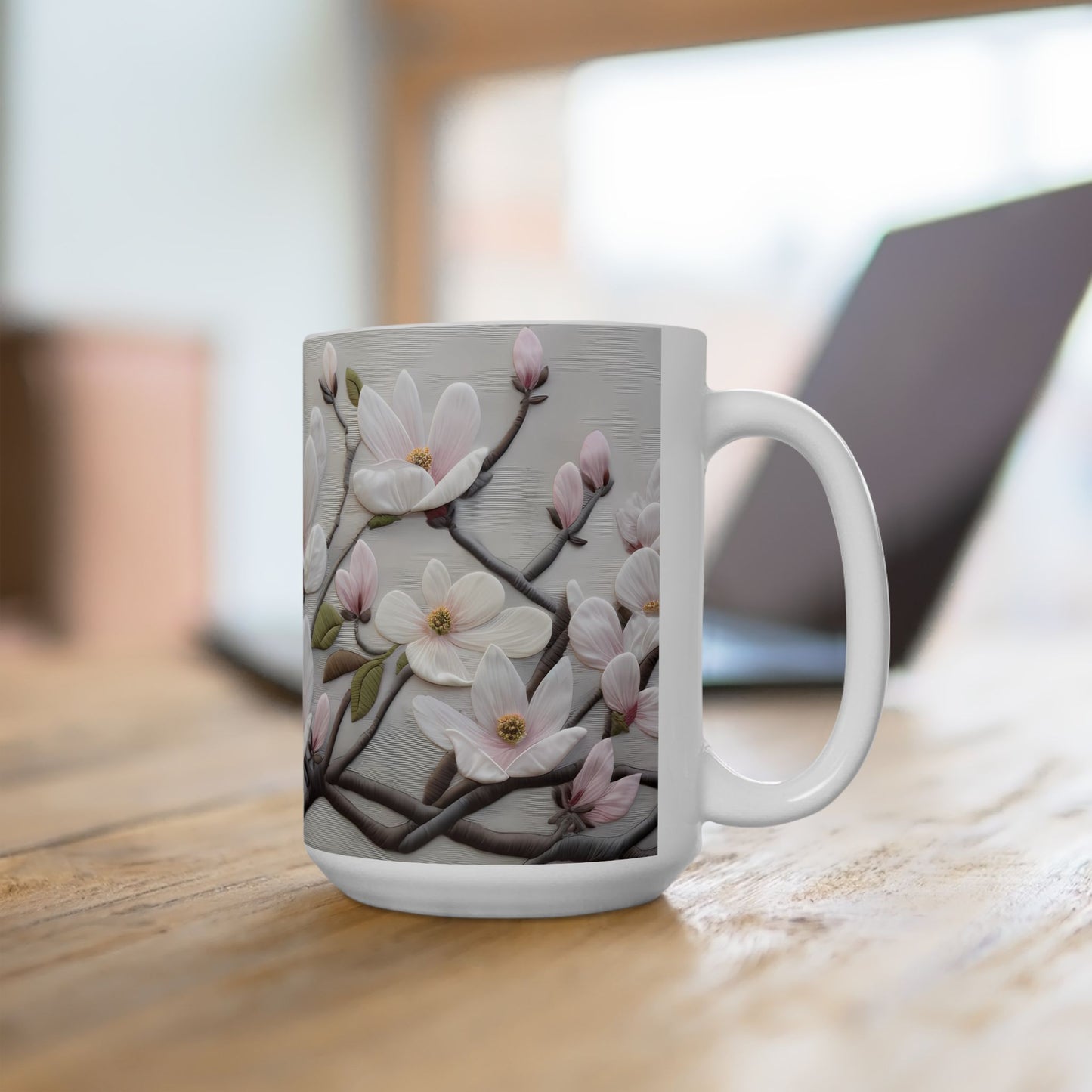 Artistic Mug - Felted Flower 2