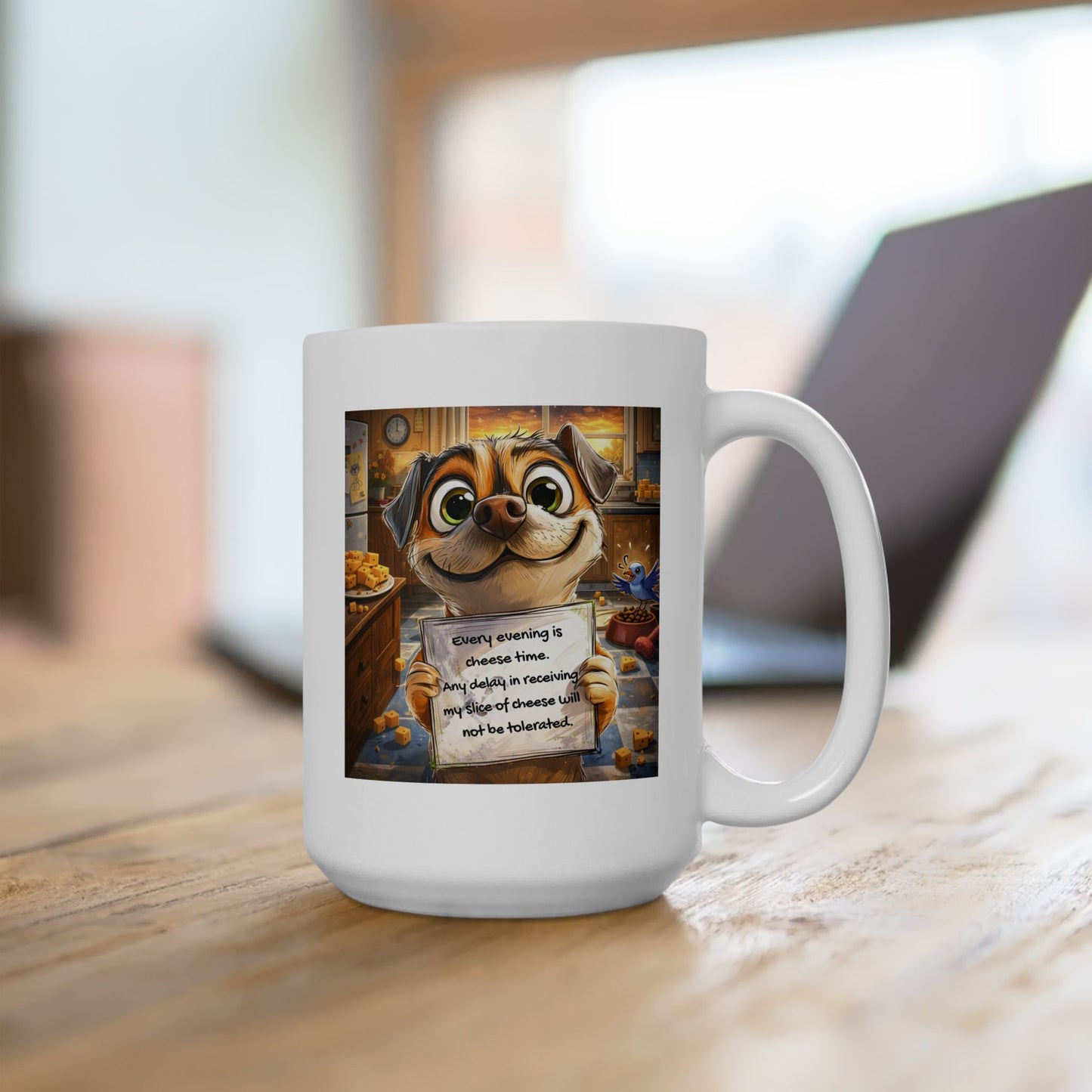 Animal Mug - Every Evening Is Cheese Time