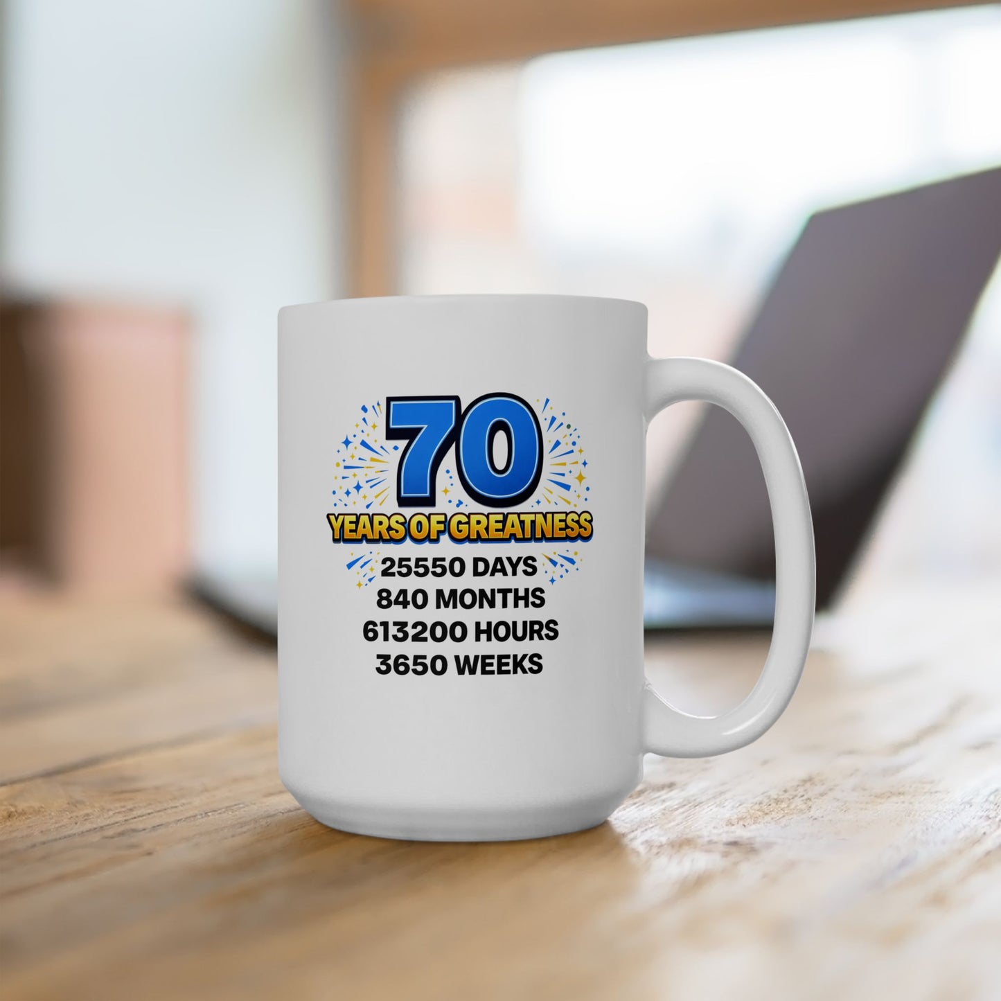 Birthday Mug - 70 Years of Greatness