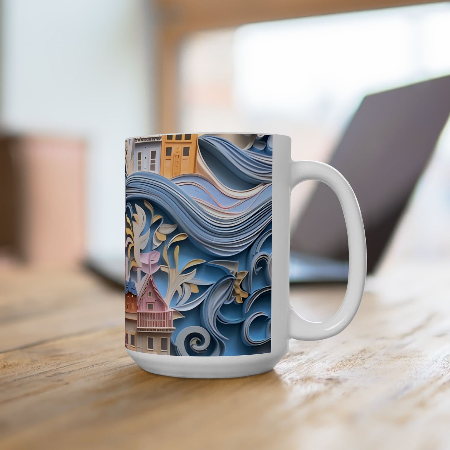 Artistic Mug - Town Landscape 2