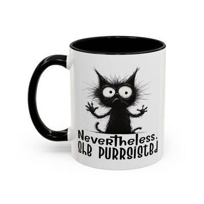Animal Mug - Nevertheless, She Purrsisted